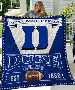 Official Depaul Blue Demons Quilt Bedding Set Blanket - Great for Bedroom Decoration and Gifts for Fans