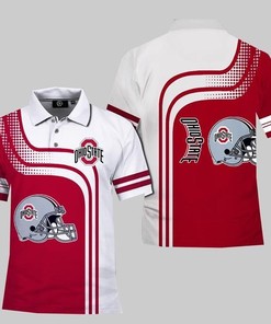 Ohio State Buckeyes 3D Polo Shirt