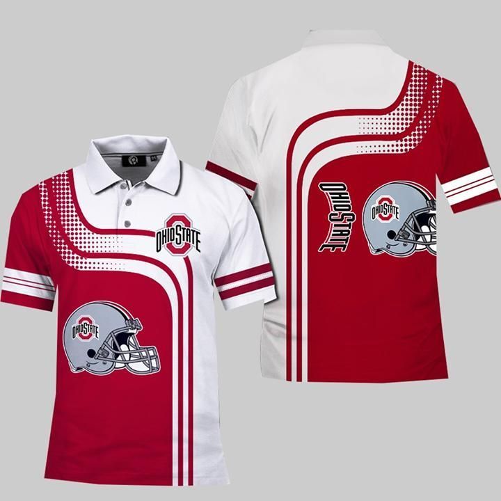 Ohio State Buckeyes 3D Polo Shirt