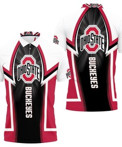 Ohio State Buckeyes Fan 3D Polo Shirt