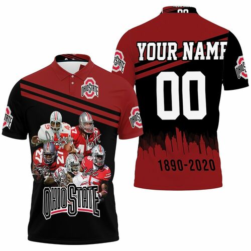 Ohio State Buckeyes Legend Players Signed 130Th Anniversary Personalized Polo Shirt