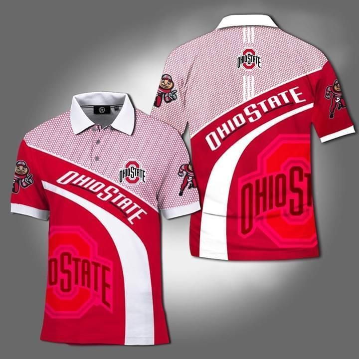 Ohio State Buckeyes Ncaa 3D Polo Shirt