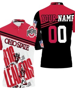 Ohio State Buckeyes Ncaa Garret Wilson Chris Olave Best Players B1G Leaders Personalized Polo Shirt Hoodie 3D