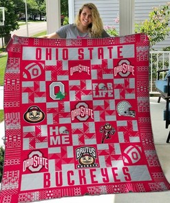 Ohio State Buckeyes Quilt Bedding Set Blanket Limited Quilt Bedding Set Blanket