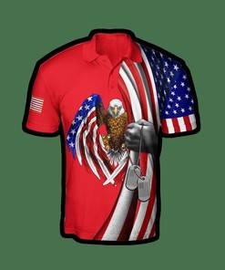 On Friday We Wear Red Eagle Polo Shirt