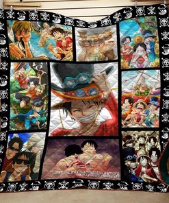 One Piece Brothers Quilt Bedding Set for Fans and Family Gifts