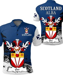 Orr Scottish Family Crest Scotland Special Polo Shirt - Golf Shirt
