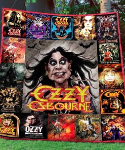Ozzy Osbourne Blanket Quilt Bedding Set Personalized for Home Decoration and Family Gifts