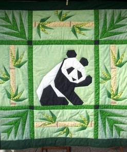 Panda Quilt Bedding Set Bedroom Decor, Gifts for Family