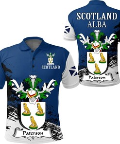 Paterson II Scottish Family Crest Scotland Special Polo Shirt - Golf Shirt