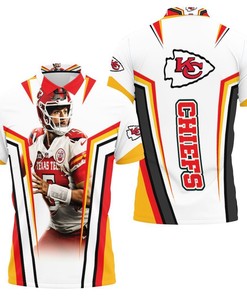 Patrick Mahomes 15 Kansas City Chiefs Texas Tech Red Raiders For Fans 3D Polo Shirt