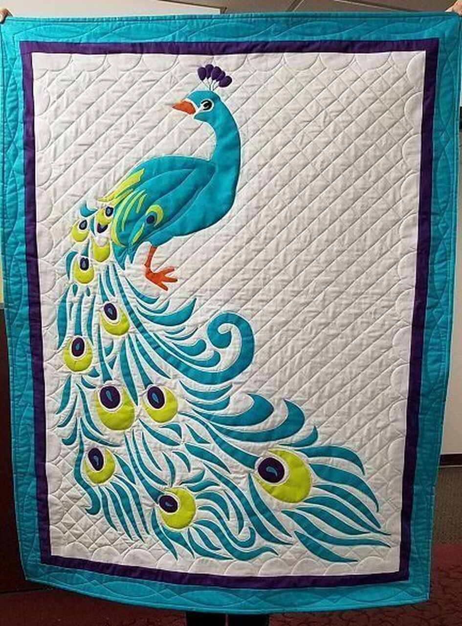 Peacock Quilt Bedding Set Bedroom Decor Gifts for Peacock Lovers
