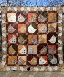 Peek A Boo Customized Quilt Bedding Set Blanket, Perfect for Home Decoration and Family Gifts