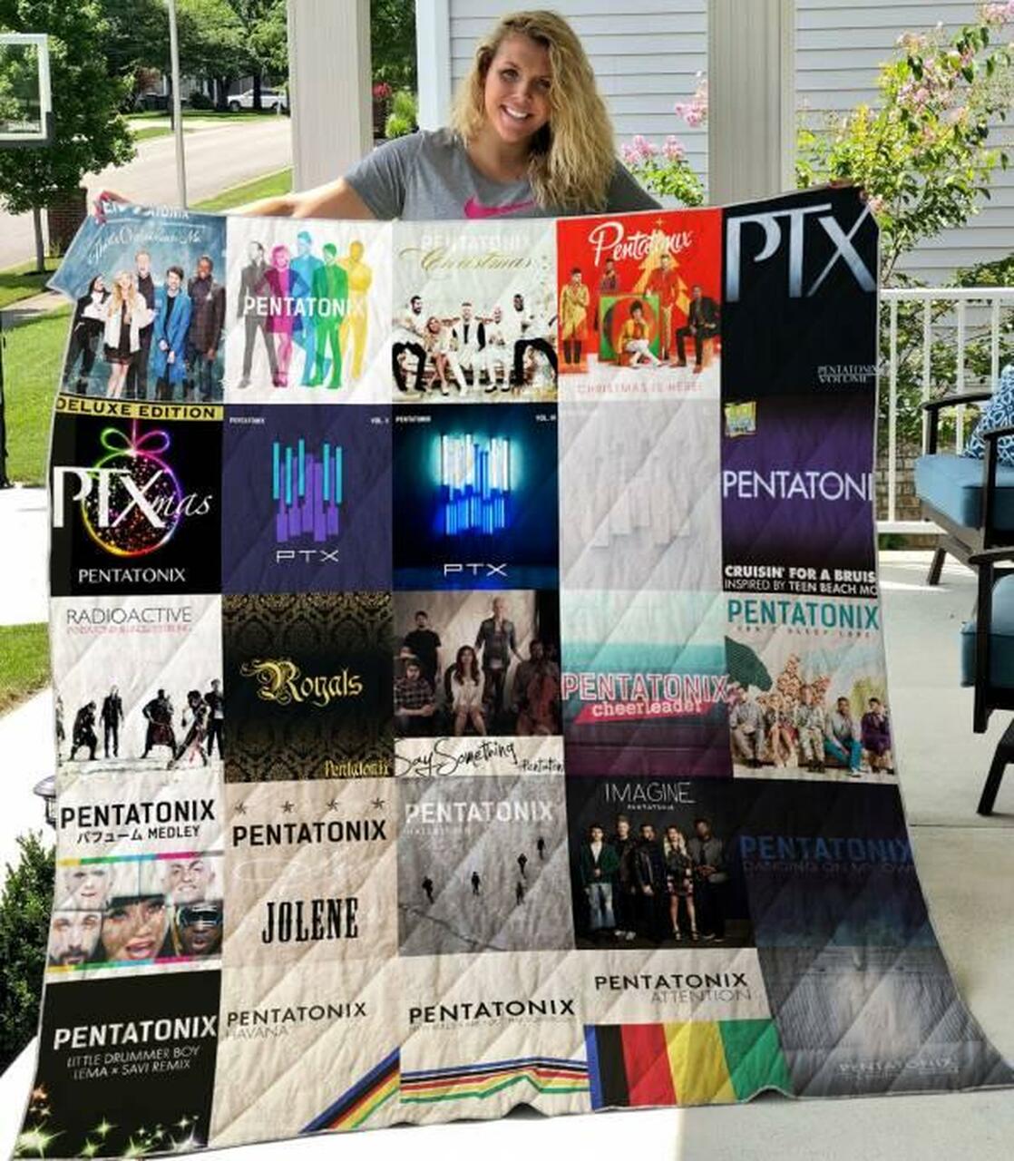 Pentatonix Quilt Bedding Set Blanket Limited Quilt Bedding Set Blanket Bedroom Decor, Gifts for Family