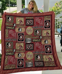 Personalizable Florida State Seminoles Quilt Bedding Set for Home Decoration