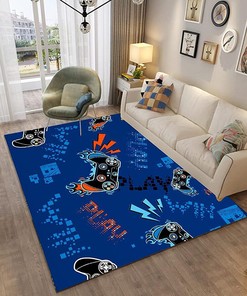 Personalize Your Living Room Mat and Bedroom Controller Player Boys' Gifts with Custom Name or Sentence (Game Rugs-12)