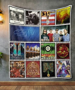 Personalized 311 Album Covers Quilt Bed Set Blanket - Perfect for Bedroom Decor and Family Gifts