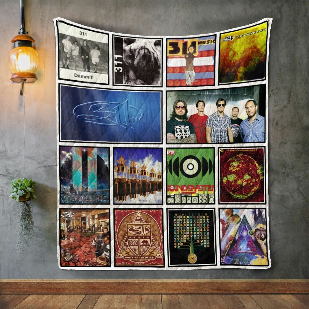 Personalized 311 Album Covers Quilt Bed Set Blanket - Perfect for Bedroom Decor and Family Gifts