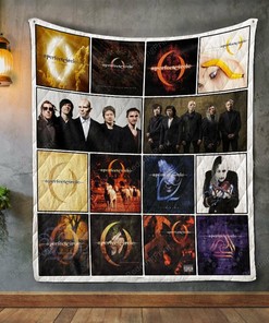 Personalized A Perfect Circle Album Covers Quilt Blanket Bedding Set, Great for Bedroom Decoration and Family Gifts