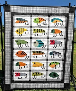 Personalized A Reel Good Time Quilt Bed Set Blanket - Great for Bedroom Decoration and Family Gifts