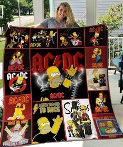 Personalized Ac Dc Quilt Blanket Bedding Set - Suitable for Home Decoration and Picnic
