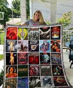 Personalized Accept Album Cover Poster Quilt Bedding Set for Home Decoration, Gifts for Family