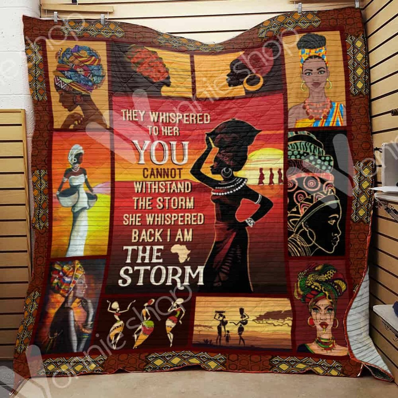 Personalized African Quilt Bedding Set, Great for Bedroom Decoration and Family Gifts
