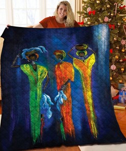 Personalized African Women Quilt Bedding Set - Perfect for Home Decoration and Family Gifts