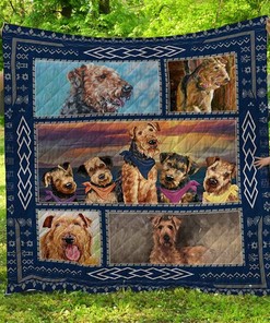 Personalized Airedale Terrier Quilt Bedding Set - Great for Bedroom Decor and Family Gifts
