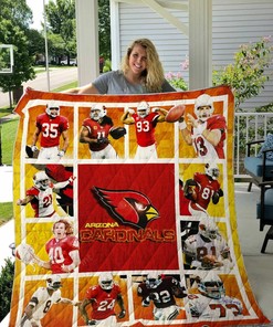 Personalized Arizona Cardinals Quilt Bedding Set Blanket - Gifts for Fans and Family