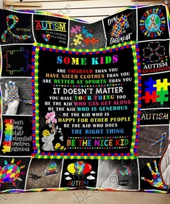 Personalized Autism Awareness Quilt Bedding Set - Gifts for Family and Bedroom Decor