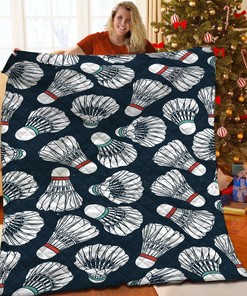 Personalized Badminton Quilt Bedding Set - Great for Bedroom Decor and Family Gifts