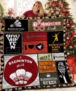 Personalized Badminton Quilt Blanket - Great for Picnic and Family Gifts
