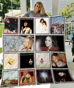 Personalized Barbra Streisand Quilt Bed Set Blanket - Great for Bedroom Decoration and Family Gifts