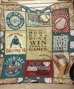 Personalized Baseball MVP Quilt Bedding Set - Great for Bedroom Decor and Family Gifts