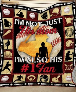 Personalized Baseball Mom Quilt Bedding Set - Ideal for Home Decoration and Gifts for Fans