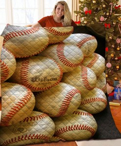 Personalized Baseball Quilt Bedding Set: Perfect for Relaxing at Home or on a Picnic, Gifts for Family