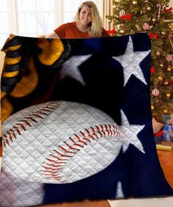Personalized Baseball Quilt Bedding Set: The Ideal Gift for Any Baseball Fan or Home Decor
