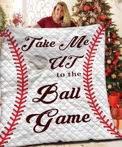 Personalized Baseball Quilt Bedding Set with Name and Number, Ideal for Home Decoration and Family Gifts
