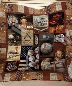 Personalized Baseball Quilt Blanket Bedding Set - Great Gifts for Family and Bedroom Decor