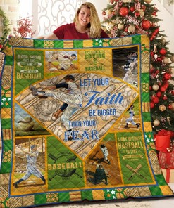 Personalized Baseball Quilt Blanket and Bedding Set for Home Decoration