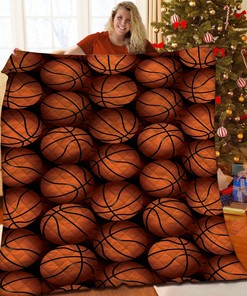 Personalized Basketball Balls Quilt Bedding Set - Great for Bedroom Decor and Family Gifts