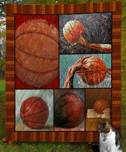 Personalized Basketball D8048 Quilt Bed Set Blanket - Great for Bedroom Decoration and Family Gifts