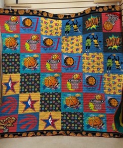 Personalized Basketball Its My Dan Quilt Blanket Bedding Set, Great for Home Decoration and Family Gifts