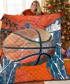 Personalized Basketball Quilt Bedding Set for Home Decor