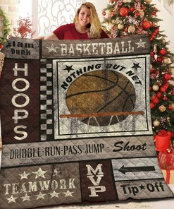 Personalized Basketball Quilt Bedding Set for Home Decoration and Great Family Gifts