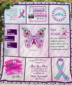 Personalized Be Strong Be Different Be You Quilt Bedding Set, Great Gifts for Family
