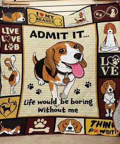 Personalized Beagle Dog Quilt Bedding Set for Home Decor and Perfect Family Gifts