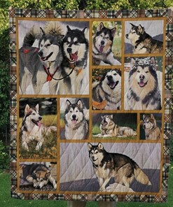 Personalized Beagle Puppies Quilt Blanket Bedding Set - Great for Bedroom Decor and Family Gifts