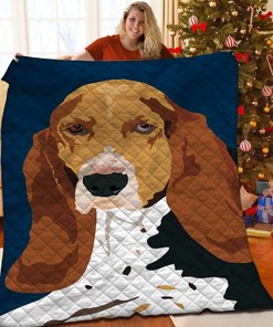 Personalized Beagle Quilt Blanket - Great for Picnic and Family Gifts